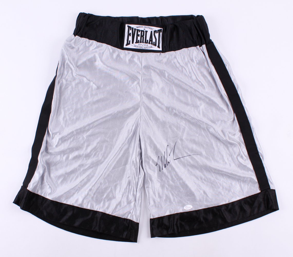 Mike Tyson Signed Everlast Boxing Shorts (JSA COA) at PristineAuction.com Mike Tyson Signed Everlast Boxing Shorts (JSA COA) at PristineAuction.com
