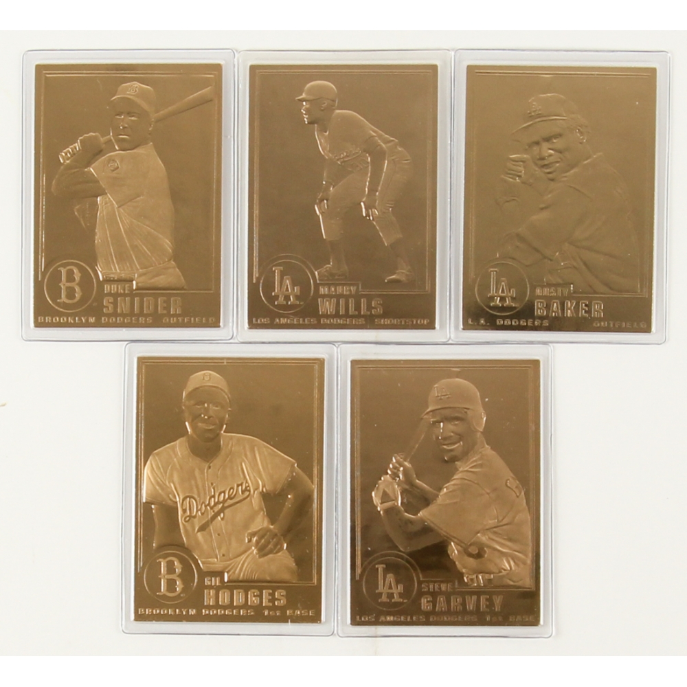 1980 Los Angeles Dodgers Police Cards Set – 30 Cards With Steve Garvey, Dusty Baker