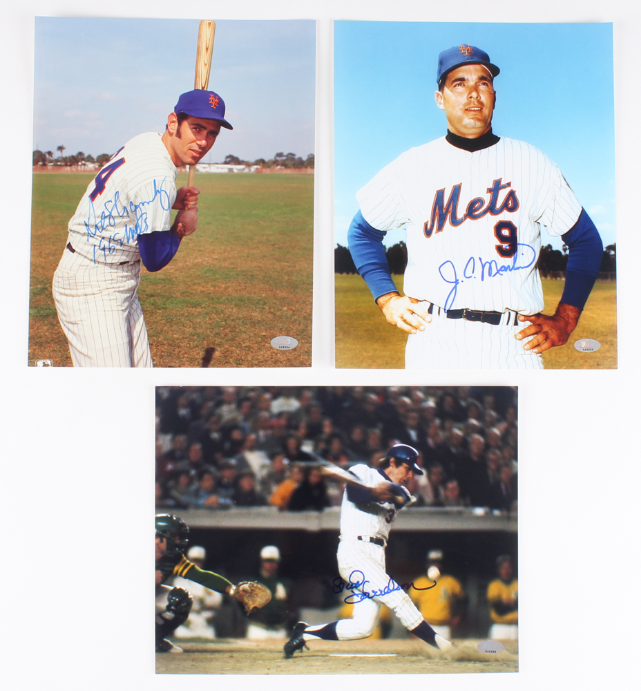 Lot of (3) 8x10 Photos Signed by Art Shamsky, Bud Harrelson & J.C. Martin Inscribed "1969 Mets" (FSC COA) at PristineAuction.com Lot of (3) 8x10 Photos Signed by Art Shamsky, Bud Harrelson & J.C. Martin Inscribed "1969 Mets" (FSC COA) at PristineAuction.com