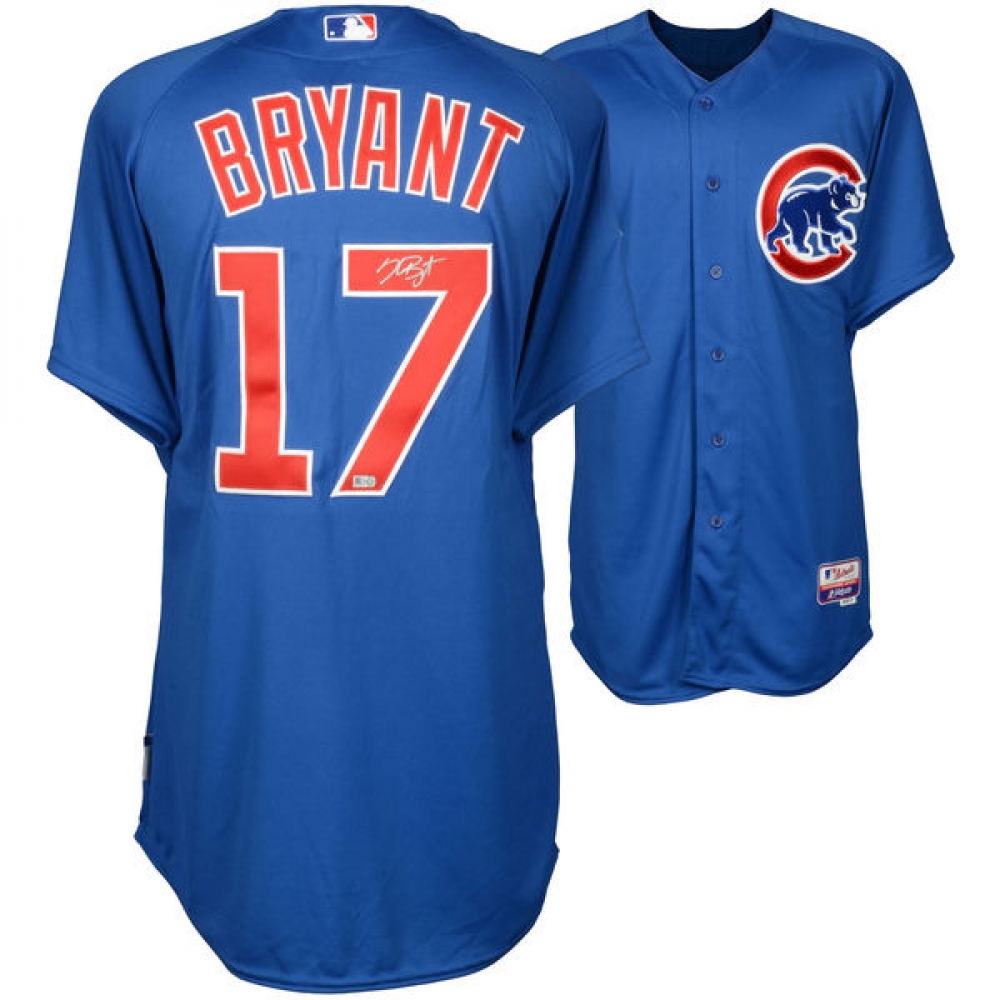 Kris Bryant Signed Cubs Majestic Authentic Jersey (MLB Hologram