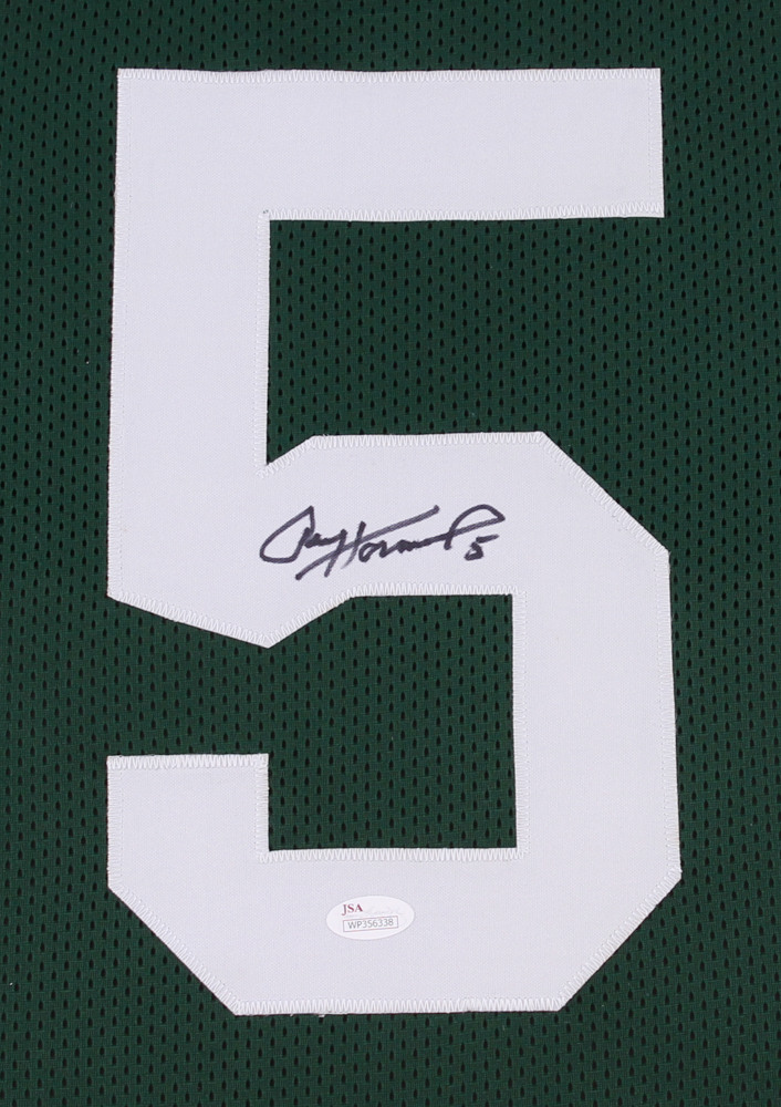 Paul Hornung Signed Packers 35"x 43" Custom Framed Jersey (JSA COA) at PristineAuction.com Paul Hornung Signed Packers 35"x 43" Custom Framed Jersey (JSA COA) at PristineAuction.com