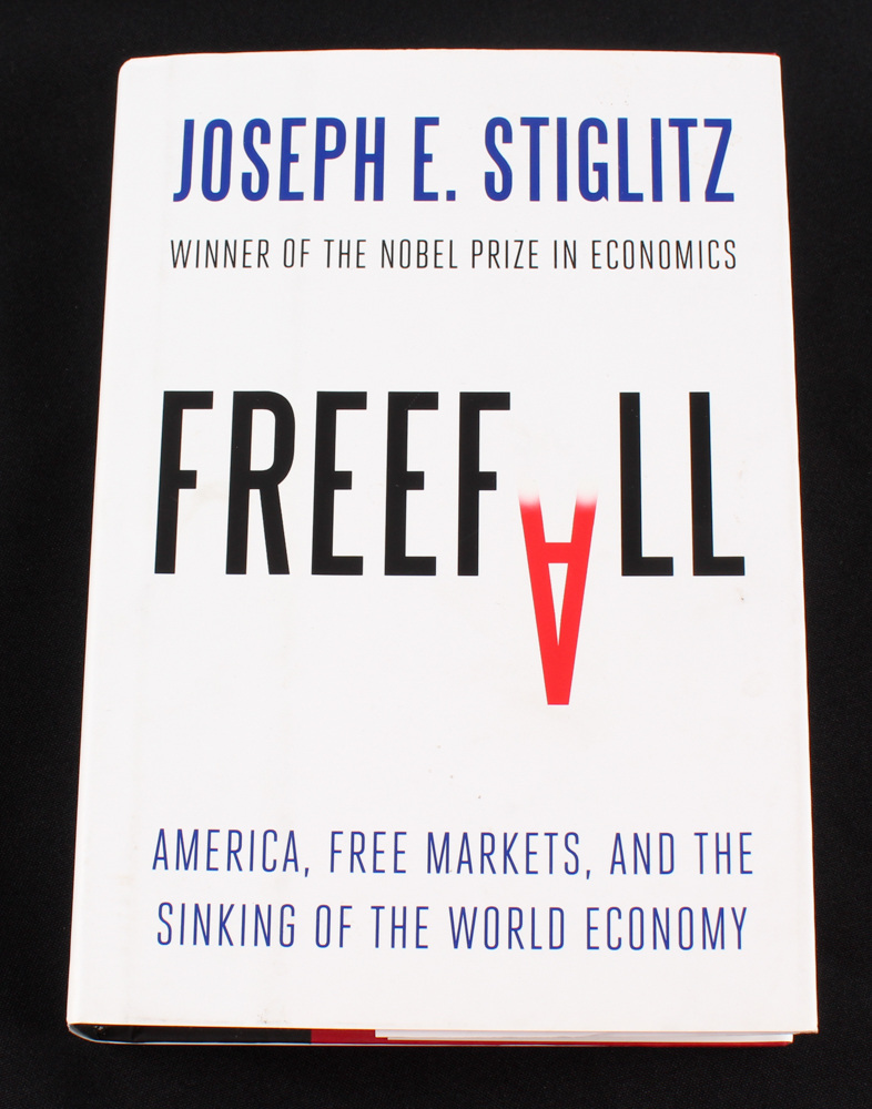 Joseph E. Stiglitz Signed "Freefall" Hardcover Book (JSA COA) at PristineAuction.com Joseph E. Stiglitz Signed "Freefall" Hardcover Book (JSA COA) at PristineAuction.com