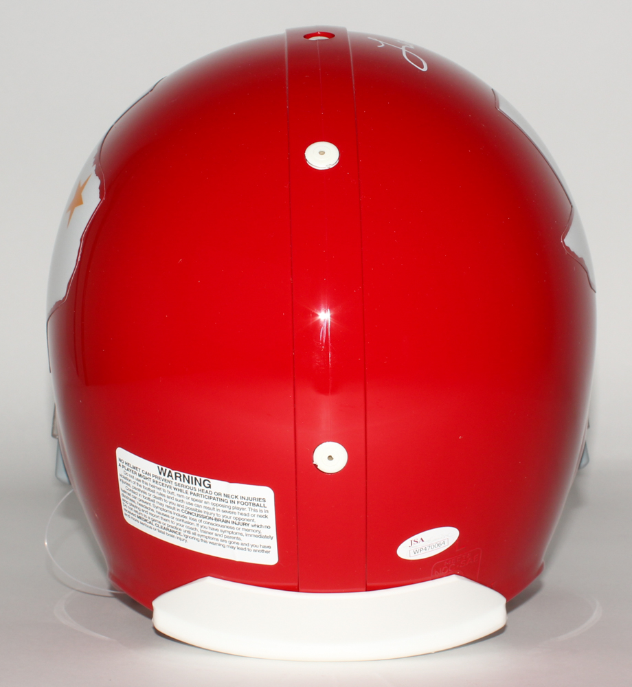 Len Dawson Signed Dallas Texans Throwback Full-Size Authentic Pro-Line Helmet Inscribed "HOF 87" (JSA COA) at PristineAuction.com Len Dawson Signed Dallas Texans Throwback Full-Size Authentic Pro-Line Helmet Inscribed "HOF 87" (JSA COA) at PristineAuction.com