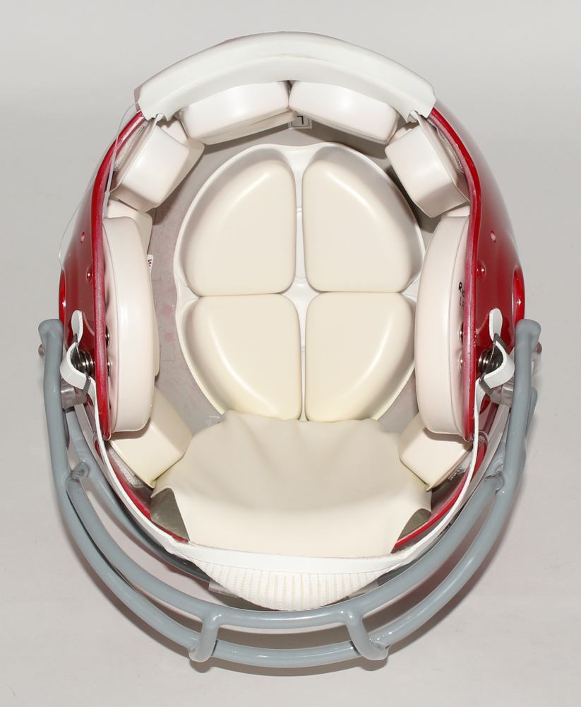 Len Dawson Signed Dallas Texans Throwback Full-Size Authentic Pro-Line Helmet Inscribed "HOF 87" (JSA COA) at PristineAuction.com Len Dawson Signed Dallas Texans Throwback Full-Size Authentic Pro-Line Helmet Inscribed "HOF 87" (JSA COA) at PristineAuction.com