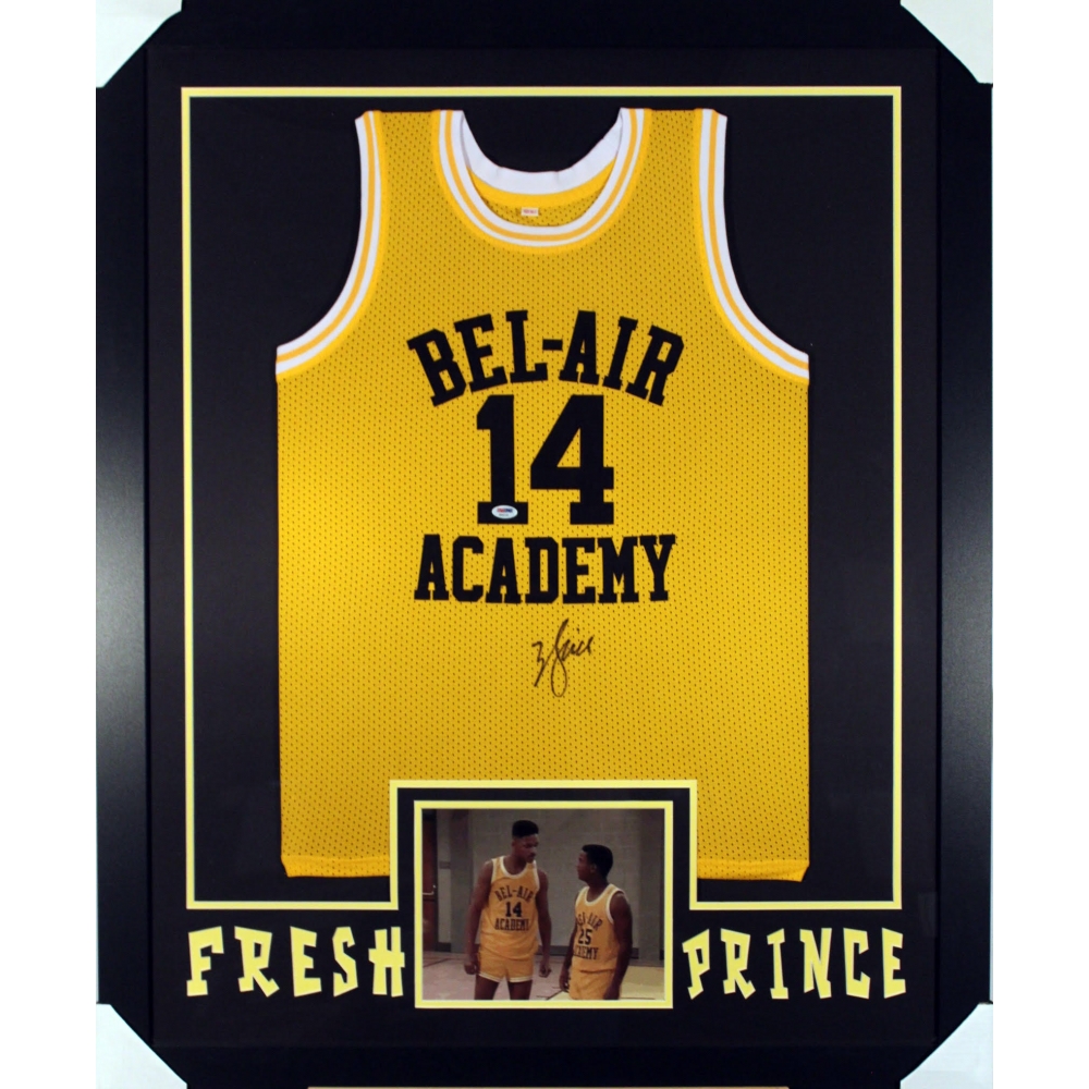 Maglia Basket Bel Air #14 – Fresh Prince – Uomo – Giallo/Nero/Verde – Senza Maniche