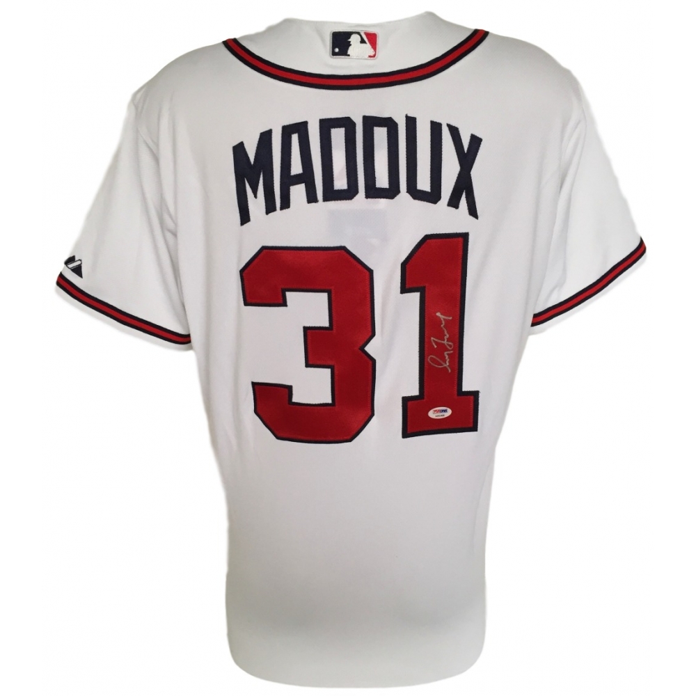 Greg Maddux Signed Braves Majestic Jersey (PSA COA) Pristine Auction