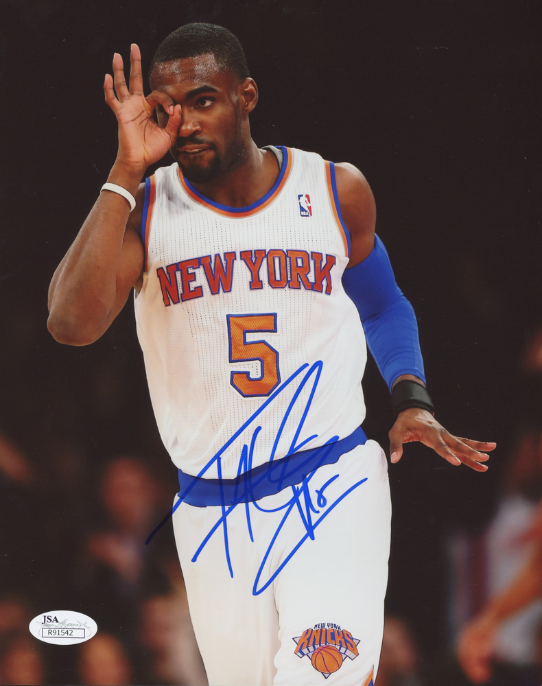 Tim Hardaway Jr. Signed Knicks 8x10 Photo (JSA COA) at PristineAuction.com Tim Hardaway Jr. Signed Knicks 8x10 Photo (JSA COA) at PristineAuction.com