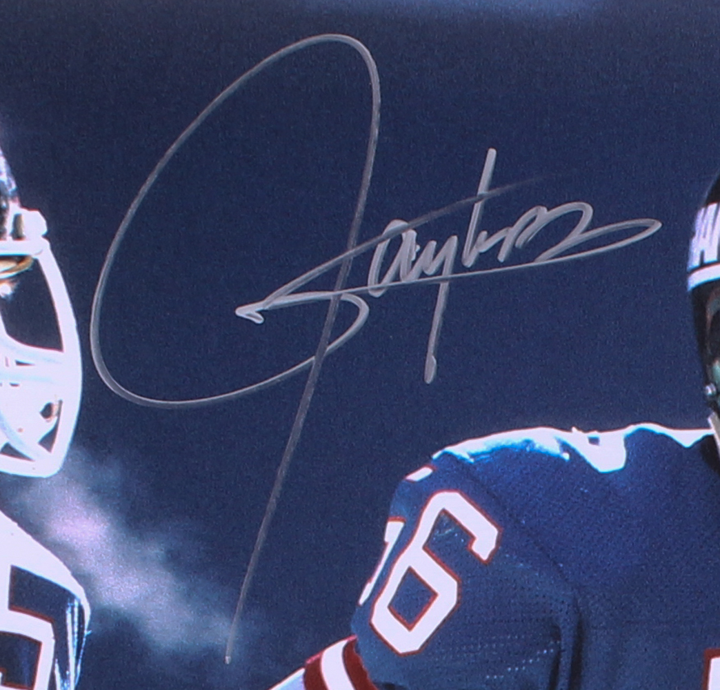 Lawrence Taylor Signed Giants 16x20 Photo (MAB) at PristineAuction.com Lawrence Taylor Signed Giants 16x20 Photo (MAB) at PristineAuction.com