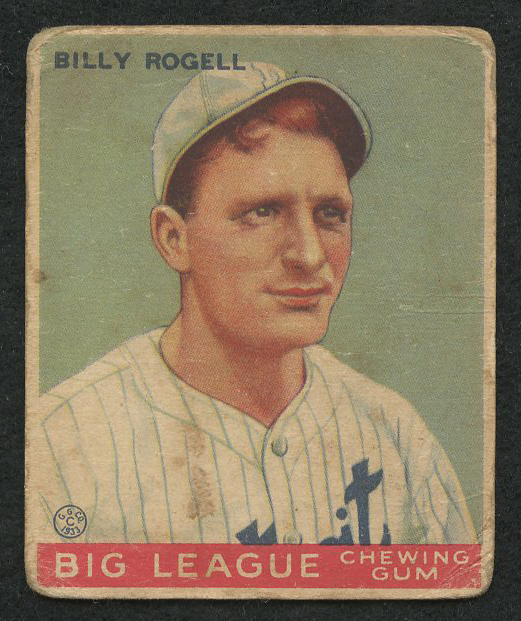 1933 Goudey #11 Billy Rogell RC at PristineAuction.com 1933 Goudey #11 Billy Rogell RC at PristineAuction.com