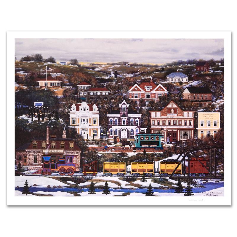 "Pride of Pennsylvania" LE 32x25 Lithograph by Jane Wooster Scott (PA) at PristineAuction.com "Pride of Pennsylvania" LE 32x25 Lithograph by Jane Wooster Scott (PA) at PristineAuction.com