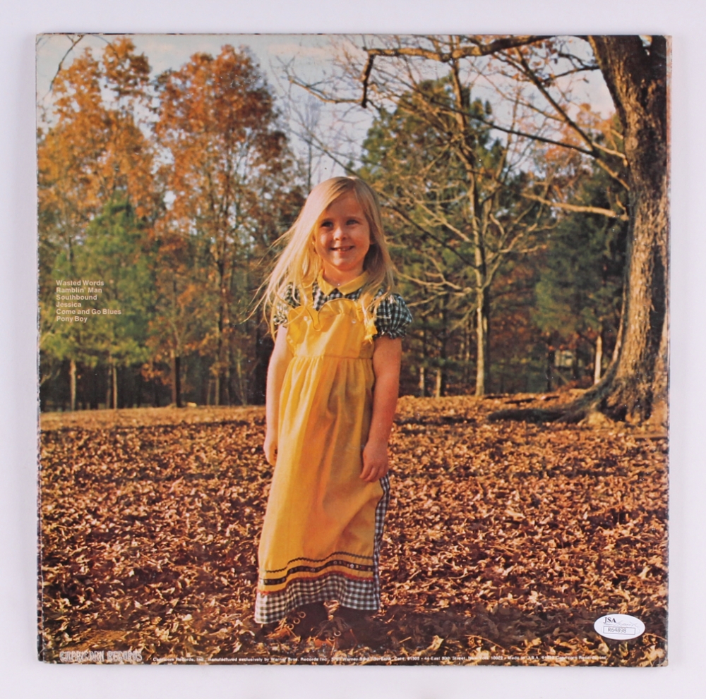 Gregg Allman Signed "Brothers and Sisters" Vinyl Record Album (JSA COA) Pristine Auction