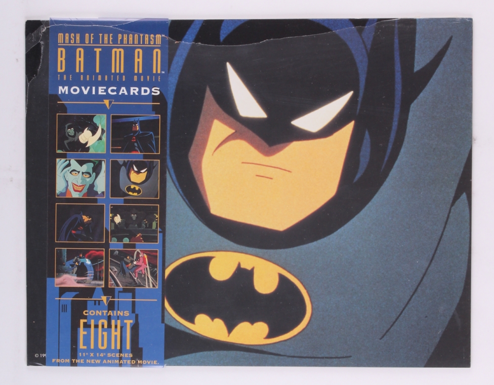 Collection of (8) 1993 DC Comics Batman "Mask of the Phantasm" Animated Movie Limited Edition 11x14 Zanart Movie Cards at PristineAuction.com Collection of (8) 1993 DC Comics Batman "Mask of the Phantasm" Animated Movie Limited Edition 11x14 Zanart Movie Cards at PristineAuction.com