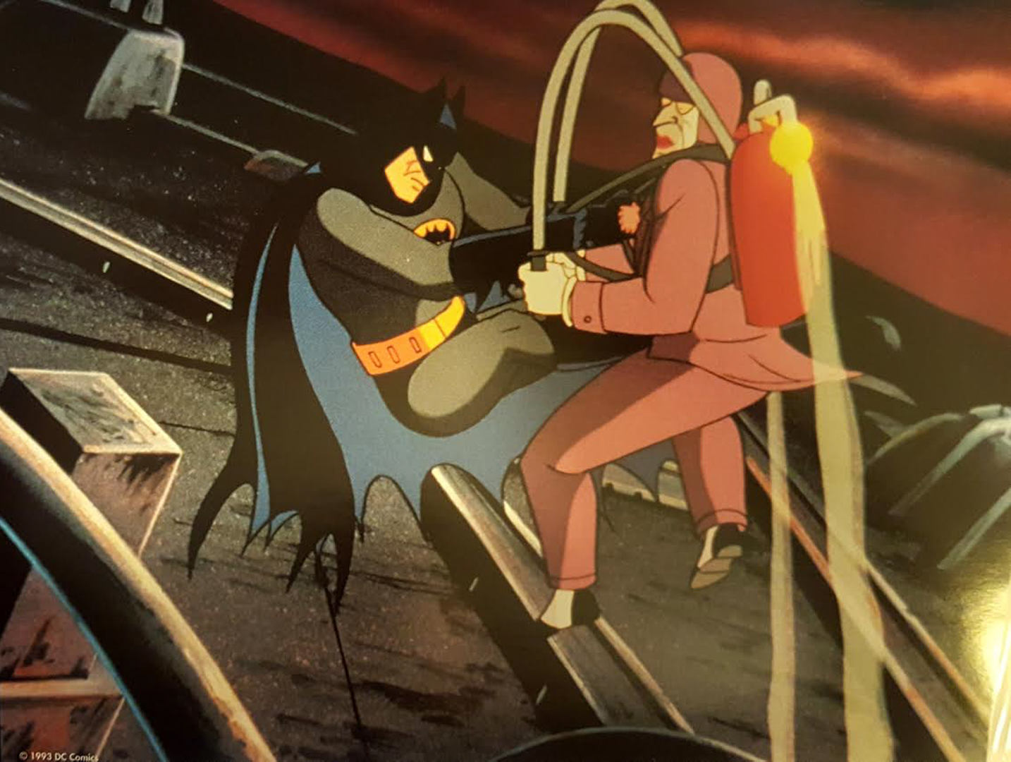 Collection of (8) 1993 DC Comics Batman "Mask of the Phantasm" Animated Movie Limited Edition 11x14 Zanart Movie Cards at PristineAuction.com Collection of (8) 1993 DC Comics Batman "Mask of the Phantasm" Animated Movie Limited Edition 11x14 Zanart Movie Cards at PristineAuction.com