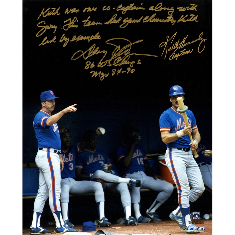 Davey Johnson & Keith Hernandez Signed Mets 16x20 Story Photo with ...