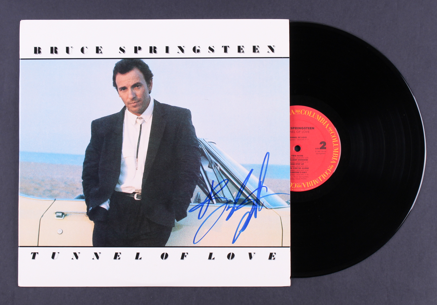 Bruce Springsteen Signed "Tunnel of Love" Vinyl Record Album (Beckett LOA) at PristineAuction.com Bruce Springsteen Signed "Tunnel of Love" Vinyl Record Album (Beckett LOA) at PristineAuction.com