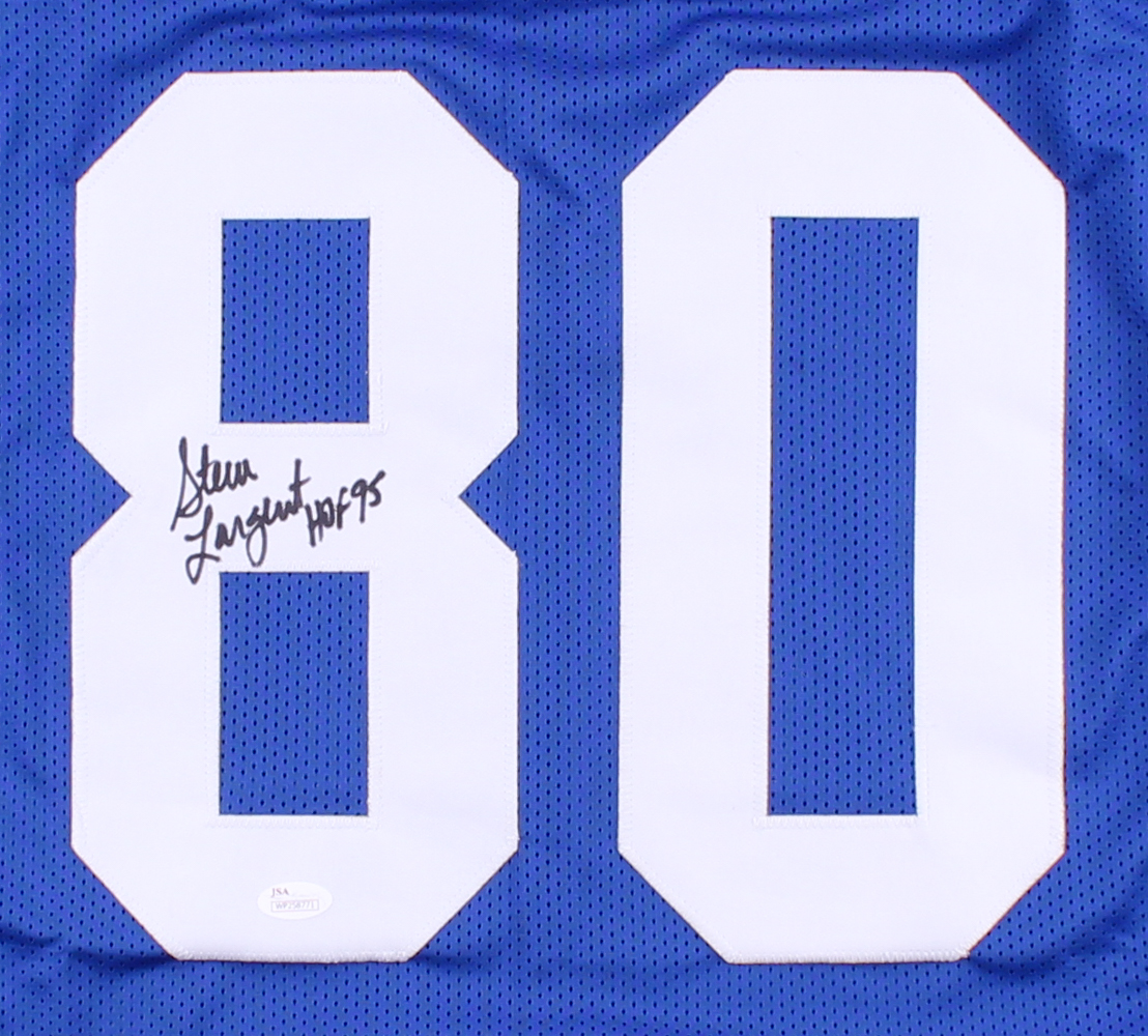 Steve Largent Signed Seahawks Jersey Inscribed "HOF 95" (JSA COA) at PristineAuction.com Steve Largent Signed Seahawks Jersey Inscribed "HOF 95" (JSA COA) at PristineAuction.com