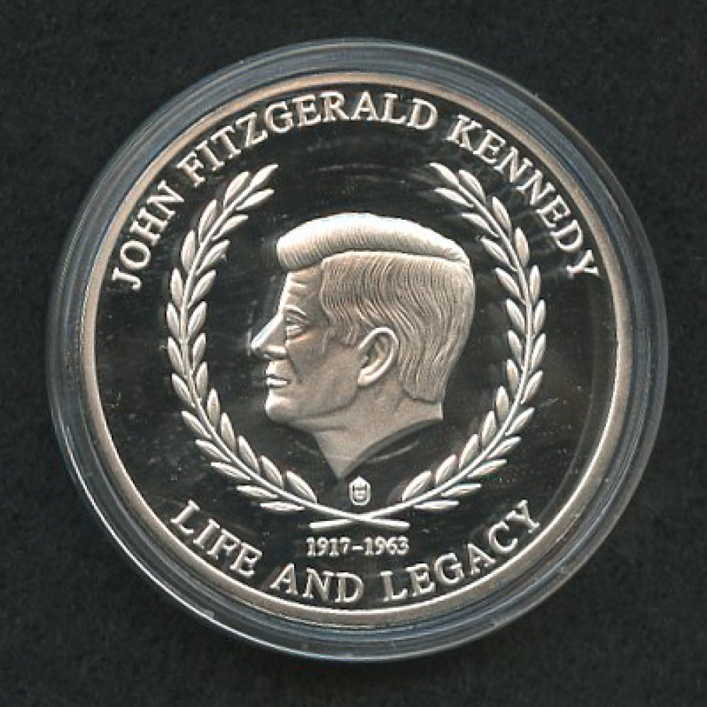 2007 Commemorative John F. Kennedy Life & Legacy Copper SilverPlated