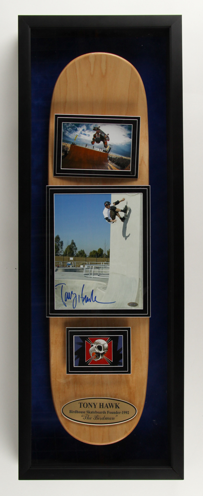 Tony Hawk Signed "Birdhouse" 13" x 37" x 3" Custom Framed Photo Display (Steiner COA) at PristineAuction.com Tony Hawk Signed "Birdhouse" 13" x 37" x 3" Custom Framed Photo Display (Steiner COA) at PristineAuction.com