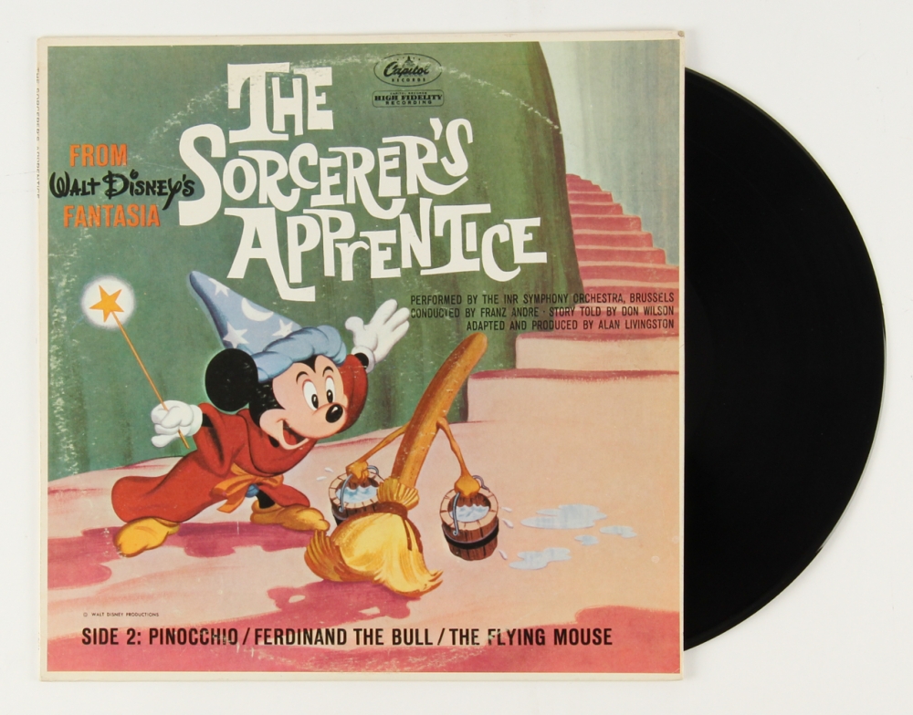 Vintage 1978 Walt Disney's "The Sorcerer's Apprentice" Vinyl Record