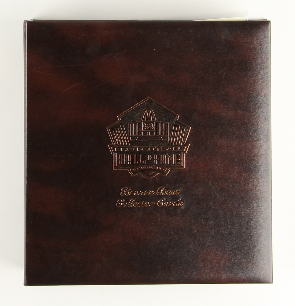 Pro Football Hall of Fame Bronze Bust Collector Card Set Signed by (147+) with Joe Montana, John Elway, Barry Sanders, John Madden, Steve Young, Terry Bradshaw, Franco Harris, Jack Lambert, Dan Marino (HOF COA) at PristineAuction.com Pro Football Hall of Fame Bronze Bust Collector Card Set Signed by (147+) with Joe Montana, John Elway, Barry Sanders, John Madden, Steve Young, Terry Bradshaw, Franco Harris, Jack Lambert, Dan Marino (HOF COA) at PristineAuction.com