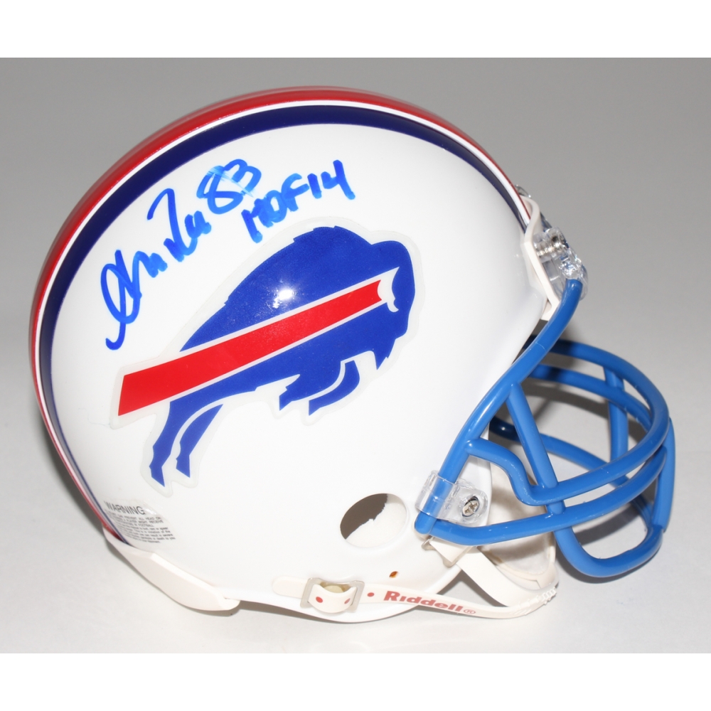 Andre Reed Signed Bills Throwback Mini-Helmet Inscribed 