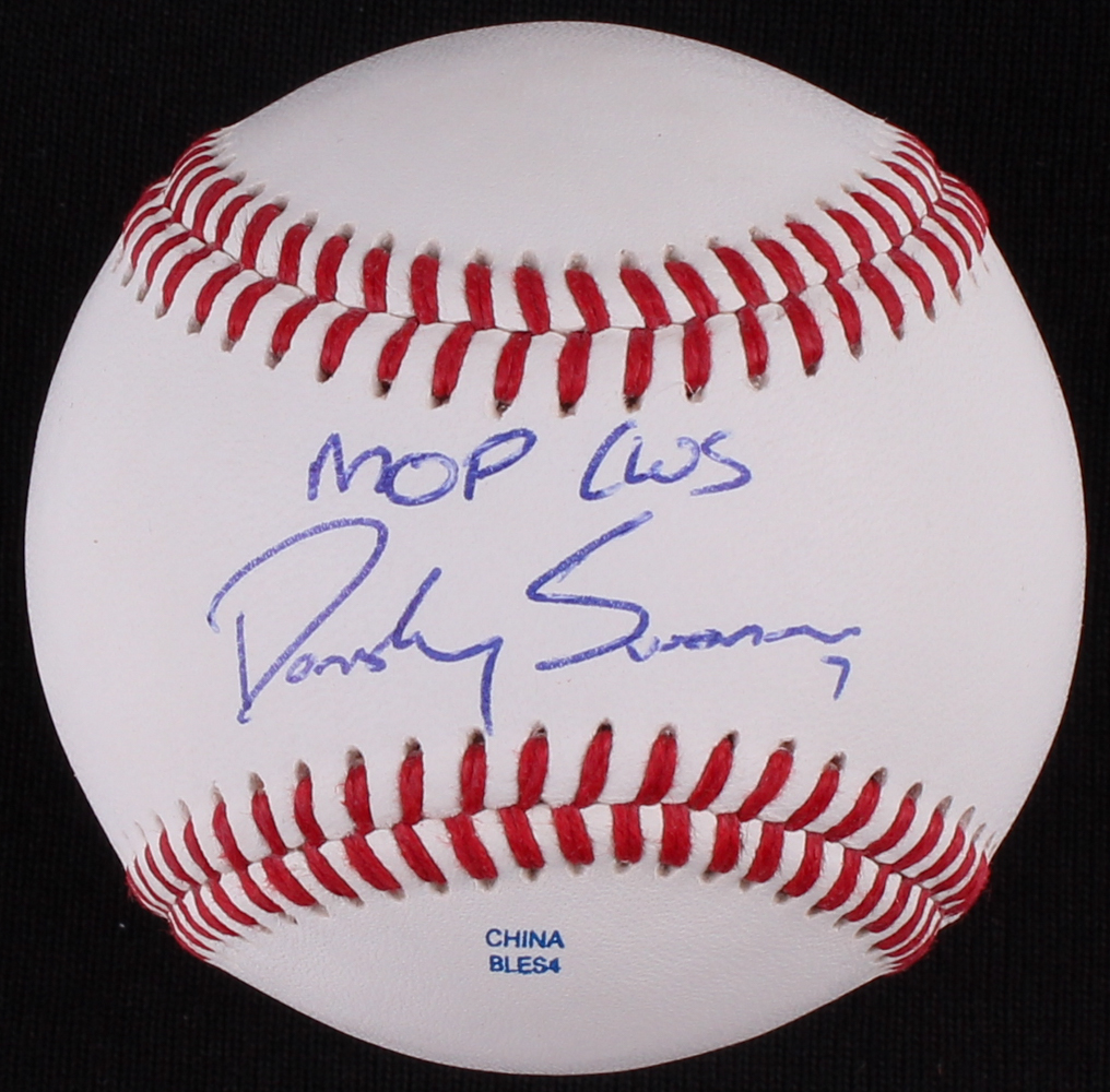 Dansby Swanson Signed NCAA Baseball Inscribed "MOP CWS" (JSA COA) at PristineAuction.com Dansby Swanson Signed NCAA Baseball Inscribed "MOP CWS" (JSA COA) at PristineAuction.com