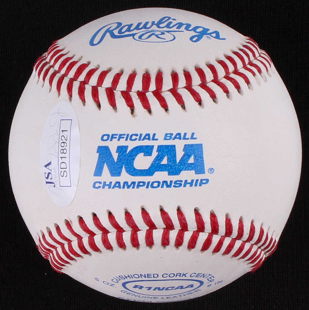 Dansby Swanson Signed NCAA Baseball Inscribed "MOP CWS" (JSA COA) at PristineAuction.com Dansby Swanson Signed NCAA Baseball Inscribed "MOP CWS" (JSA COA) at PristineAuction.com