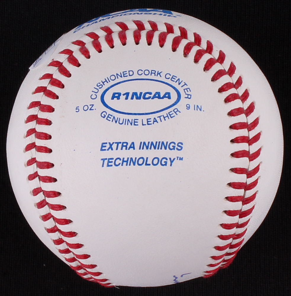 Dansby Swanson Signed NCAA Baseball Inscribed "MOP CWS" (JSA COA) at PristineAuction.com Dansby Swanson Signed NCAA Baseball Inscribed "MOP CWS" (JSA COA) at PristineAuction.com