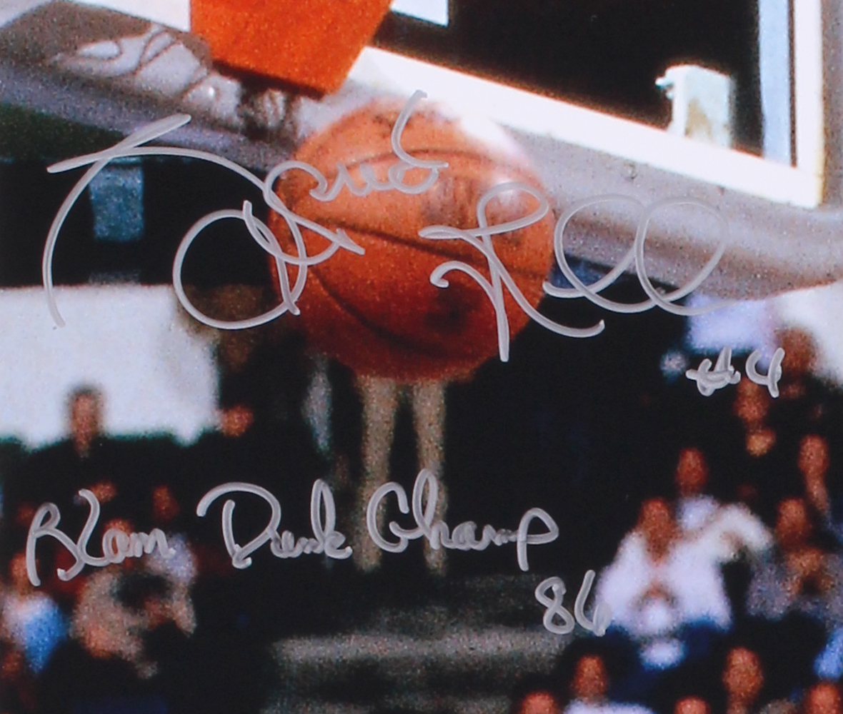 Spud Webb Signed Hawks 16x20 Photo Inscribed "Slam Dunk Champ 86" (Webb Hologram) at PristineAuction.com Spud Webb Signed Hawks 16x20 Photo Inscribed "Slam Dunk Champ 86" (Webb Hologram) at PristineAuction.com
