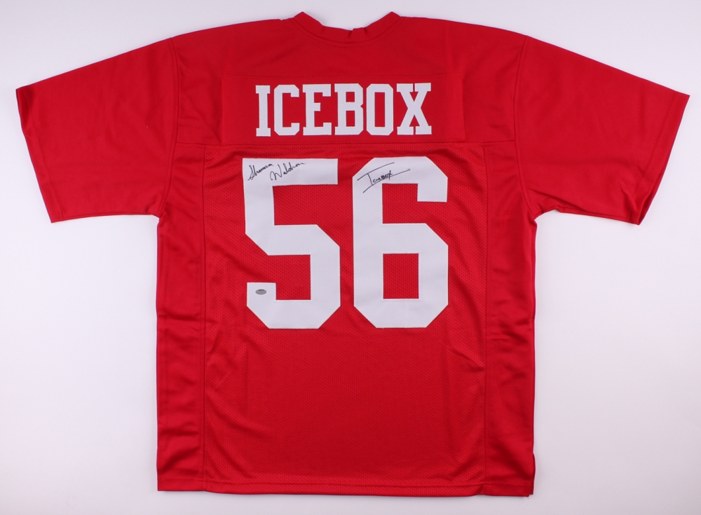Shawna Waldron Signed "Icebox" Little Giants Jersey Inscribed "Icebox