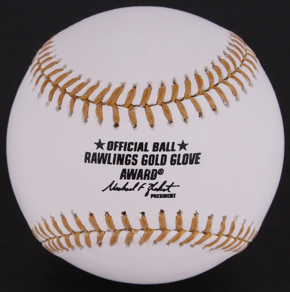 Francisco Lindor Signed Gold Glove Award Baseball (MLB Hologram) at PristineAuction.com Francisco Lindor Signed Gold Glove Award Baseball (MLB Hologram) at PristineAuction.com