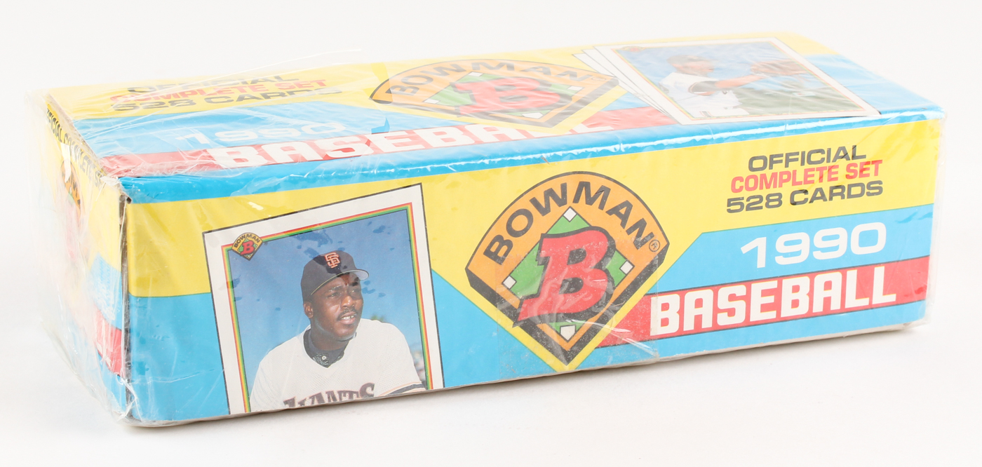 1990 Bowman Baseball Edition Complete Set (528) Cards Box at PristineAuction.com 1990 Bowman Baseball Edition Complete Set (528) Cards Box at PristineAuction.com