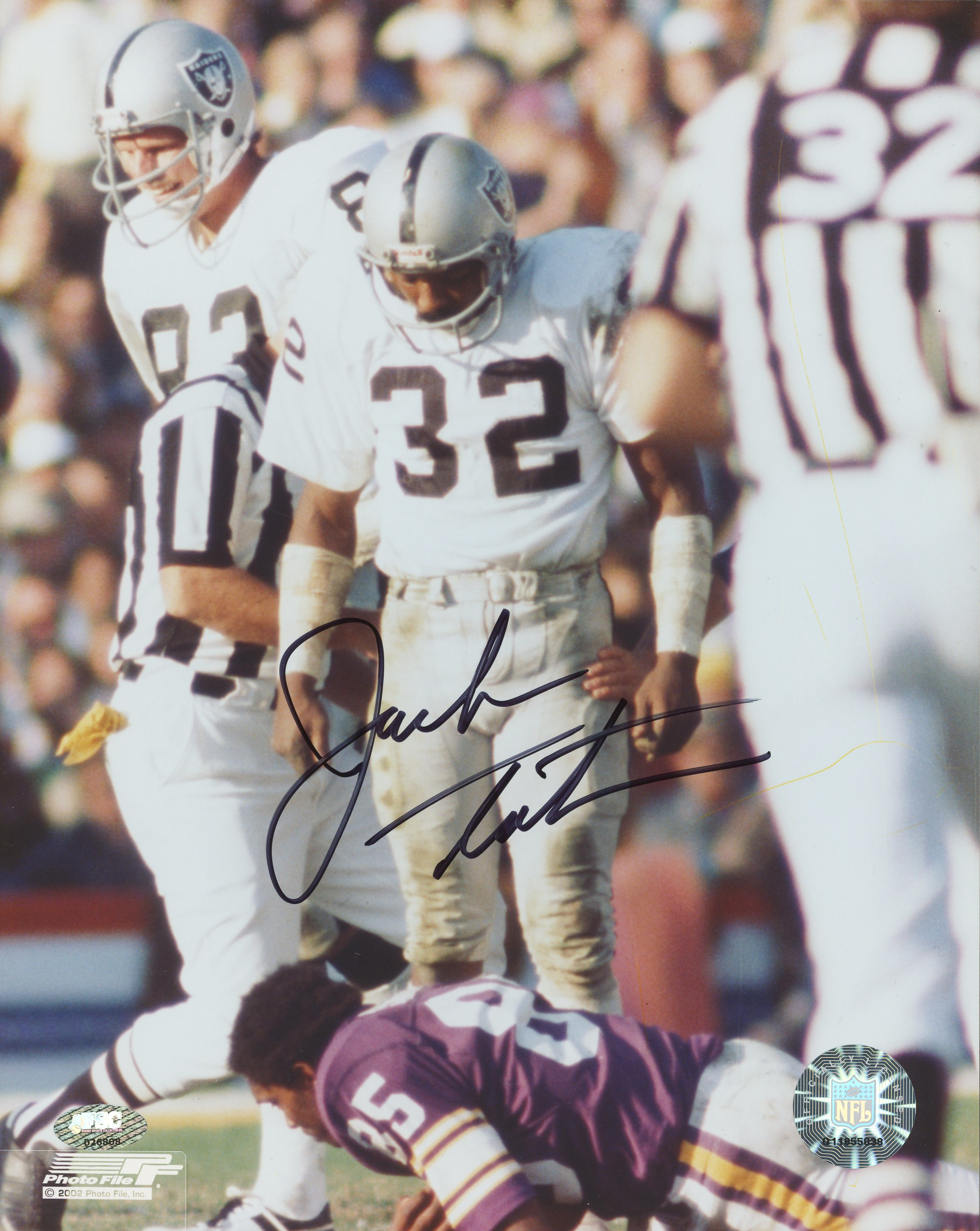 Soul Patrol Signed 8x10 Photo Reprint – Jack Tatum, Willie Brown, Skip Thomas (Raiders)