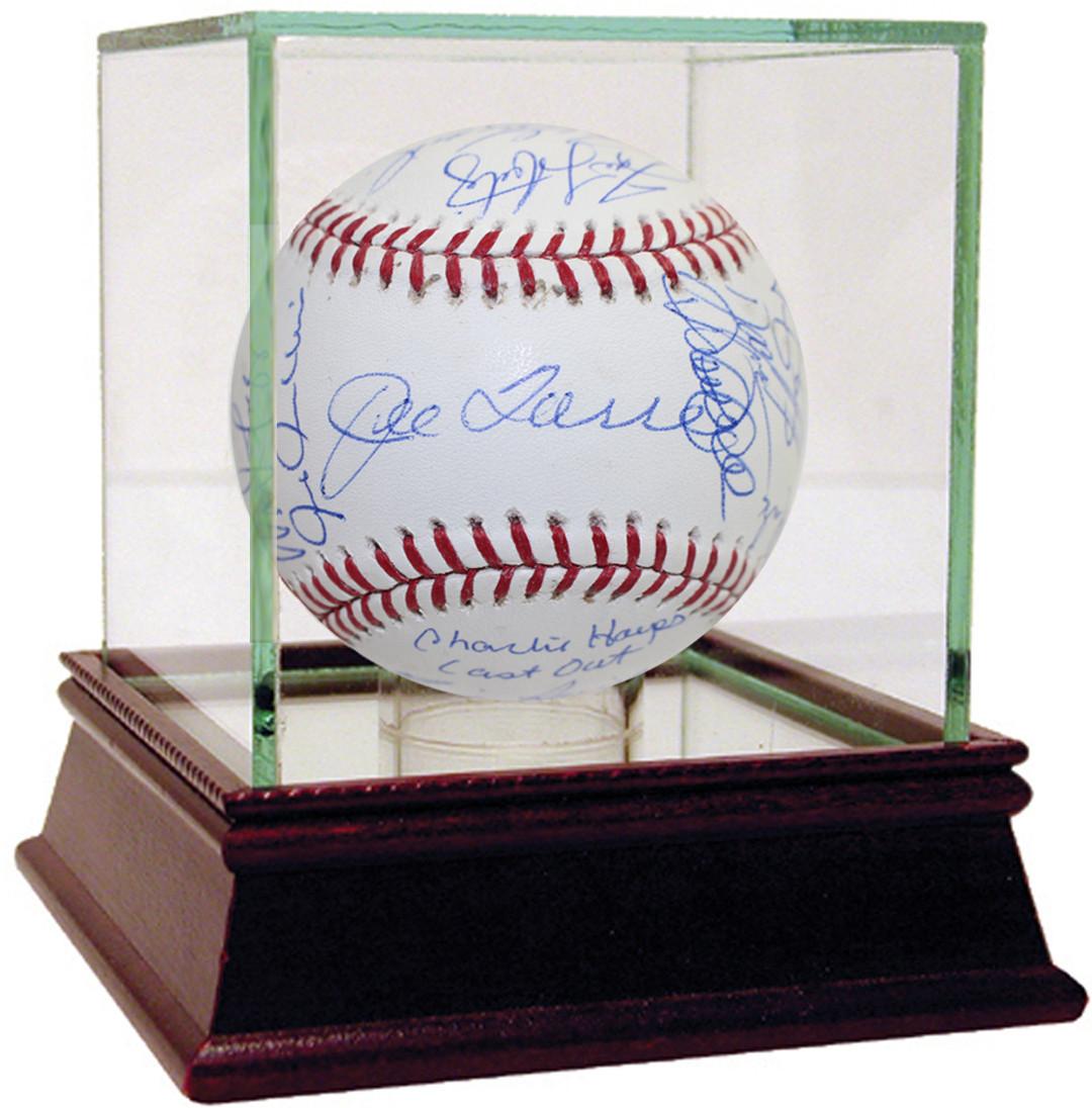 New York Yankees 1996 World Series Logo Baseball Team-Signed by (23) with Joe Torre, Jorge Posada, Paul O'Neill (MLB) at PristineAuction.com New York Yankees 1996 World Series Logo Baseball Team-Signed by (23) with Joe Torre, Jorge Posada, Paul O'Neill (MLB) at PristineAuction.com