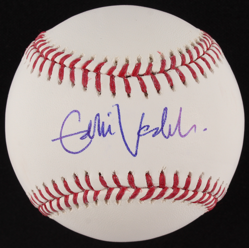 Eddie Vedder Signed OML Baseball (JSA ALOA) at PristineAuction.com Eddie Vedder Signed OML Baseball (JSA ALOA) at PristineAuction.com