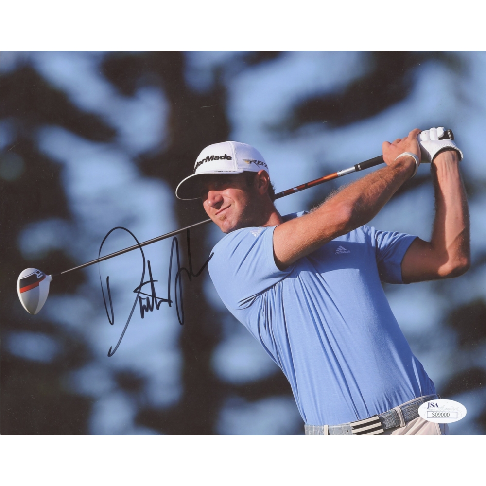 Dustin Johnson Signed 8x10 Photo (JSA COA) Pristine Auction