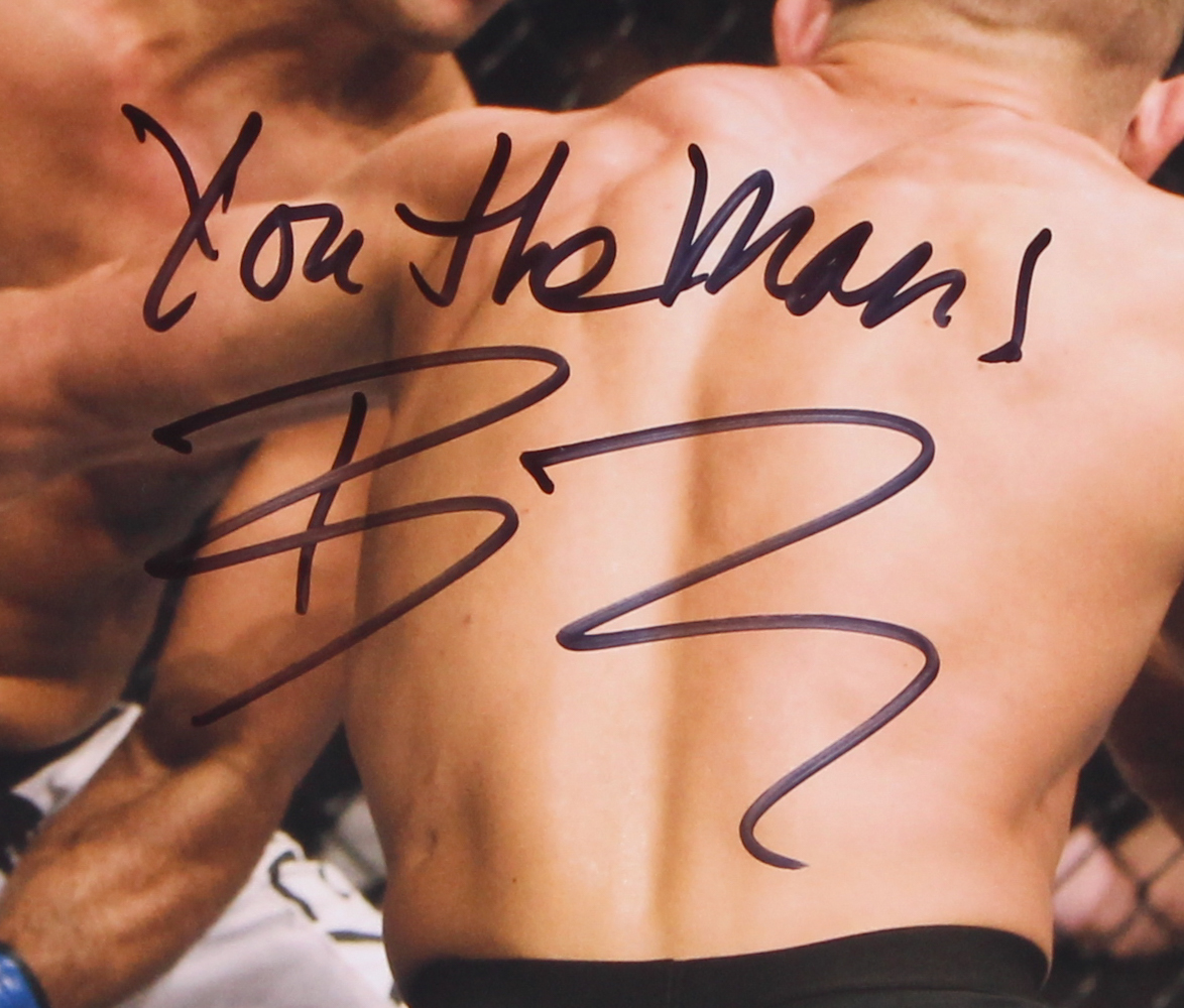 B.J. Penn Signed UFC 8x10 Photo Inscribed "You the Man" (Beckett COA) at PristineAuction.com B.J. Penn Signed UFC 8x10 Photo Inscribed "You the Man" (Beckett COA) at PristineAuction.com