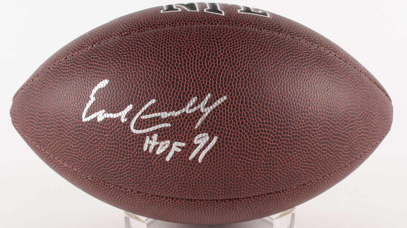 Earl Campbell Signed NFL Football Inscribed "HOF 91" (Fiterman Hologram) at PristineAuction.com Earl Campbell Signed NFL Football Inscribed "HOF 91" (Fiterman Hologram) at PristineAuction.com
