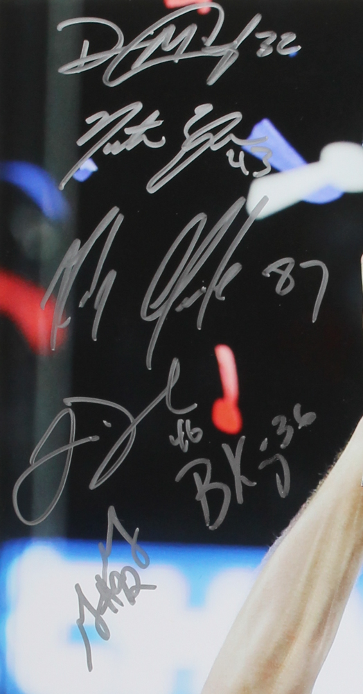 2016 New England Patriots Superbowl 51 16x20 Photo Team-Signed by (30) with Rob Gronkowski, Malcolm Butler, Marcus Cannon, Dion Lewis (Fanatics & Steiner) at PristineAuction.com 2016 New England Patriots Superbowl 51 16x20 Photo Team-Signed by (30) with Rob Gronkowski, Malcolm Butler, Marcus Cannon, Dion Lewis (Fanatics & Steiner) at PristineAuction.com