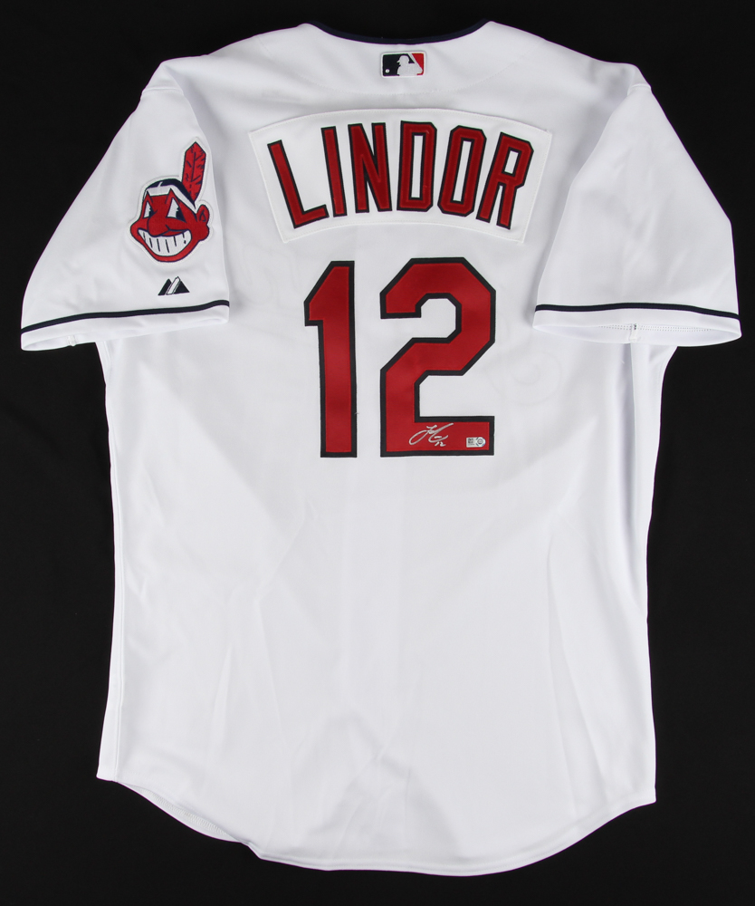 Francisco Lindor Signed Indians Jersey (MLB Hologram) at PristineAuction.com Francisco Lindor Signed Indians Jersey (MLB Hologram) at PristineAuction.com