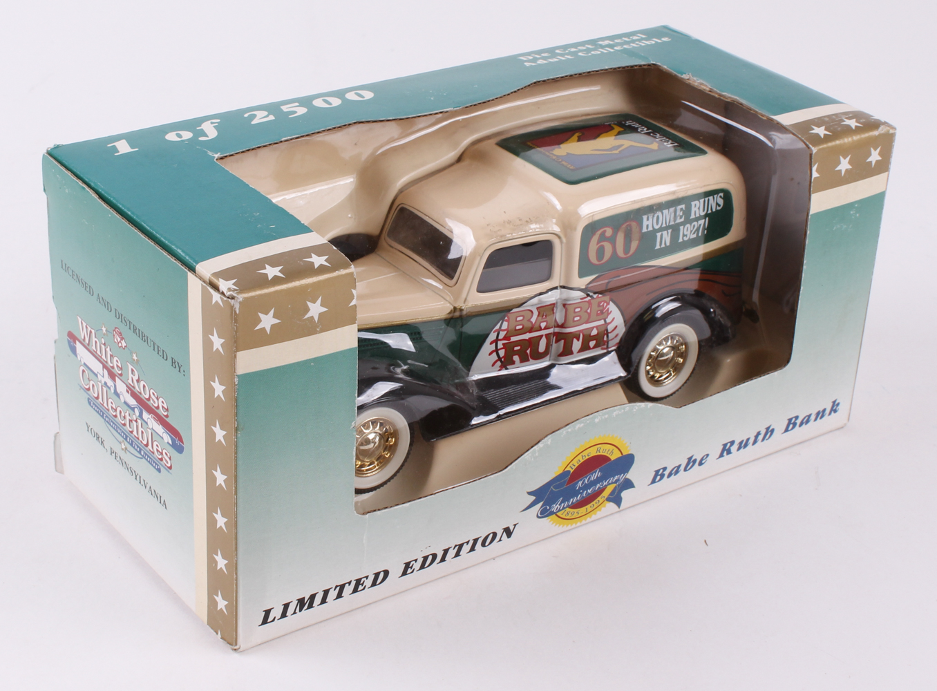Babe Ruth LE 100th Anniversary Die Cast White Rose Collectibles Car ...