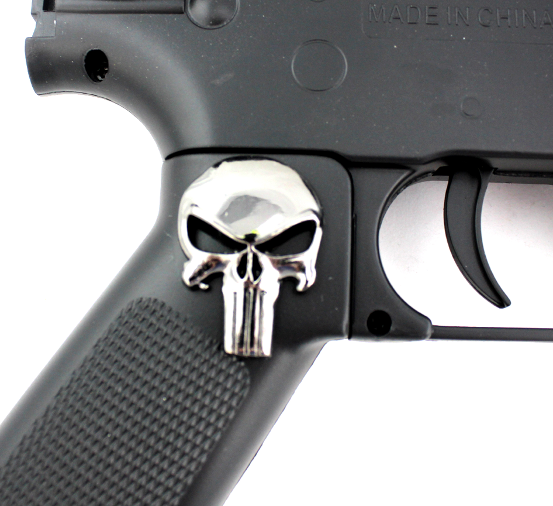 Jon Bernthal Signed Full-Size "Punisher" Replica Assault Rifle Airsoft Gun with Hand-Drawn Punisher Skull (Radtke COA) at PristineAuction.com Jon Bernthal Signed Full-Size "Punisher" Replica Assault Rifle Airsoft Gun with Hand-Drawn Punisher Skull (Radtke COA) at PristineAuction.com