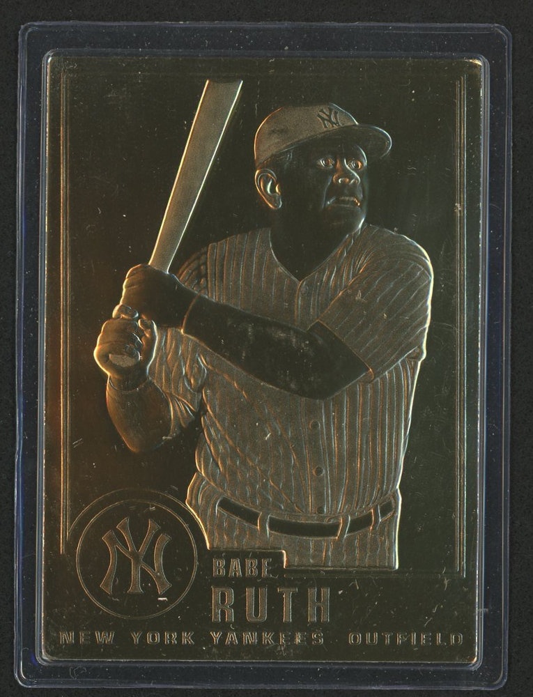 Babe Ruth Danbury Mint #30 Gold Baseball Card at PristineAuction.com Babe Ruth Danbury Mint #30 Gold Baseball Card at PristineAuction.com