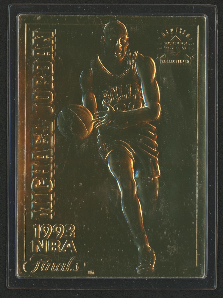 Michael Jordan Danbury Mint Gold Baseball Card Pristine Auction