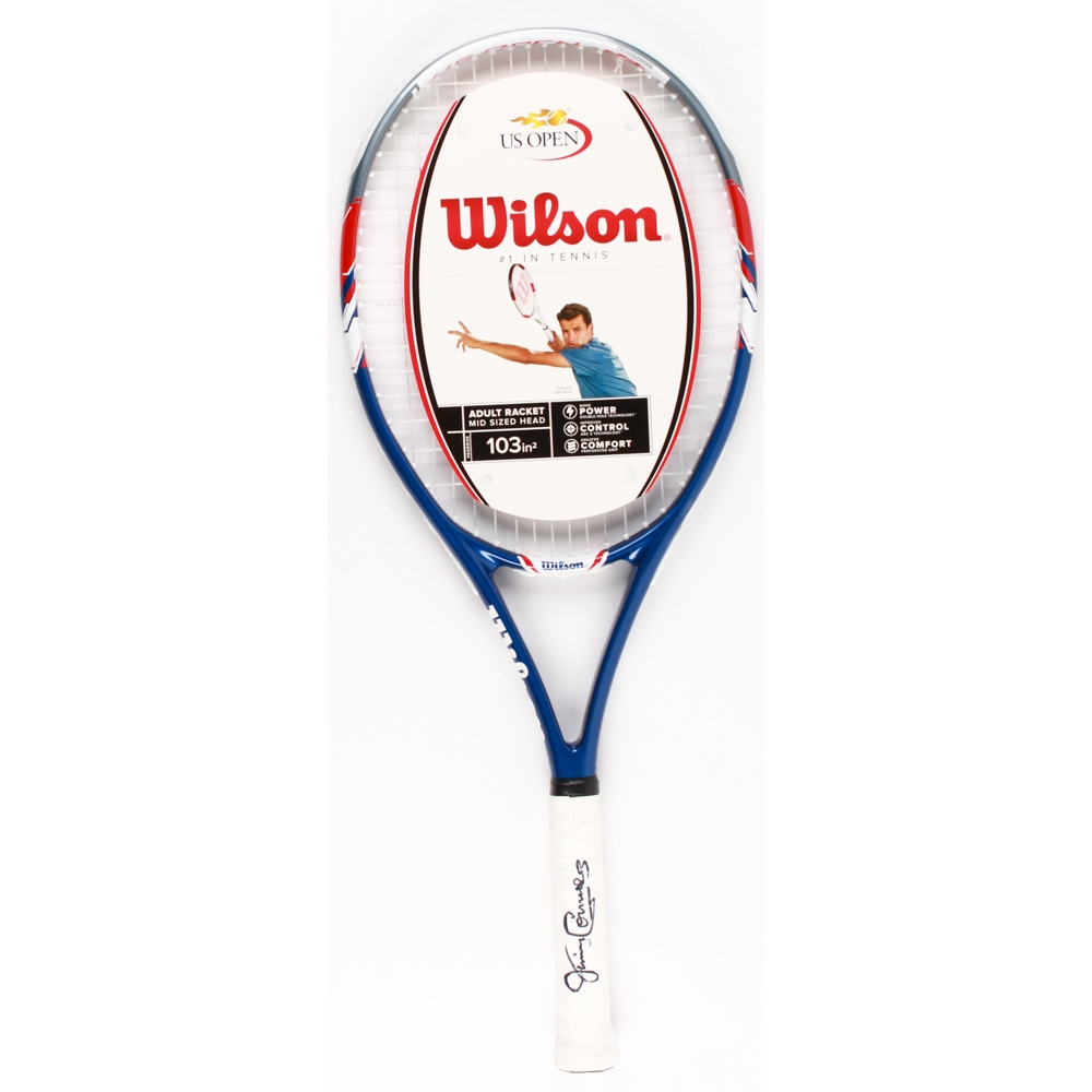 Jimmy Connors Racquets Jimmy Connors Signed Wilson Full Size U.S. Open Tennis Racket (MAB ...