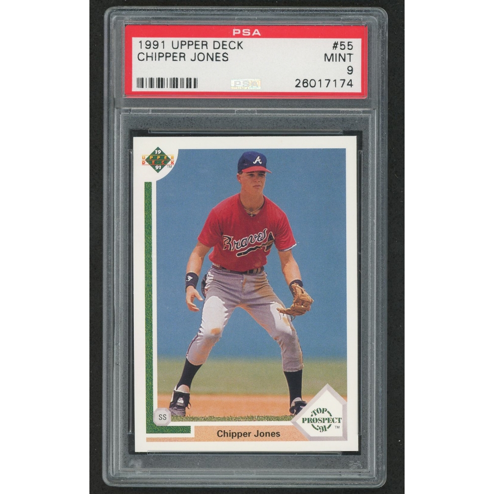 what is chipper jones rookie card worth - Ilustrasi 3