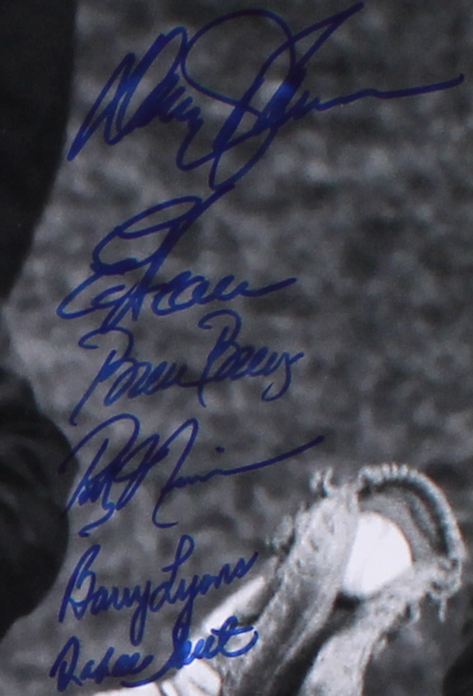 1986 Mets World Series Champions 16x20 Photo Signed by (31) with Ray Knight, Dwight Gooden, Darryl Strawberry, Mookie Wilson (JPS Hologram) at PristineAuction.com 1986 Mets World Series Champions 16x20 Photo Signed by (31) with Ray Knight, Dwight Gooden, Darryl Strawberry, Mookie Wilson (JPS Hologram) at PristineAuction.com