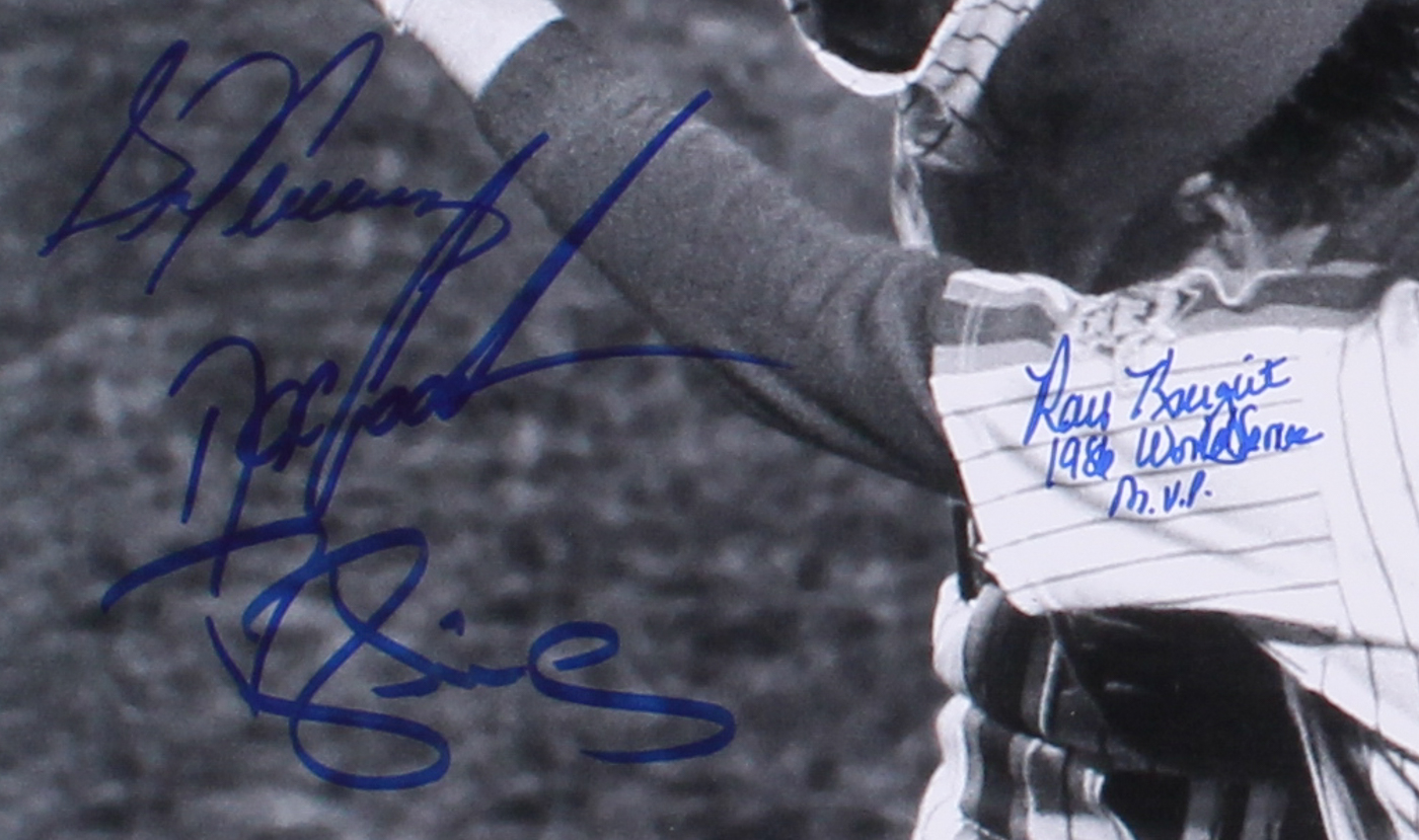 1986 Mets World Series Champions 16x20 Photo Signed by (31) with Ray Knight, Dwight Gooden, Darryl Strawberry, Mookie Wilson (JPS Hologram) at PristineAuction.com 1986 Mets World Series Champions 16x20 Photo Signed by (31) with Ray Knight, Dwight Gooden, Darryl Strawberry, Mookie Wilson (JPS Hologram) at PristineAuction.com