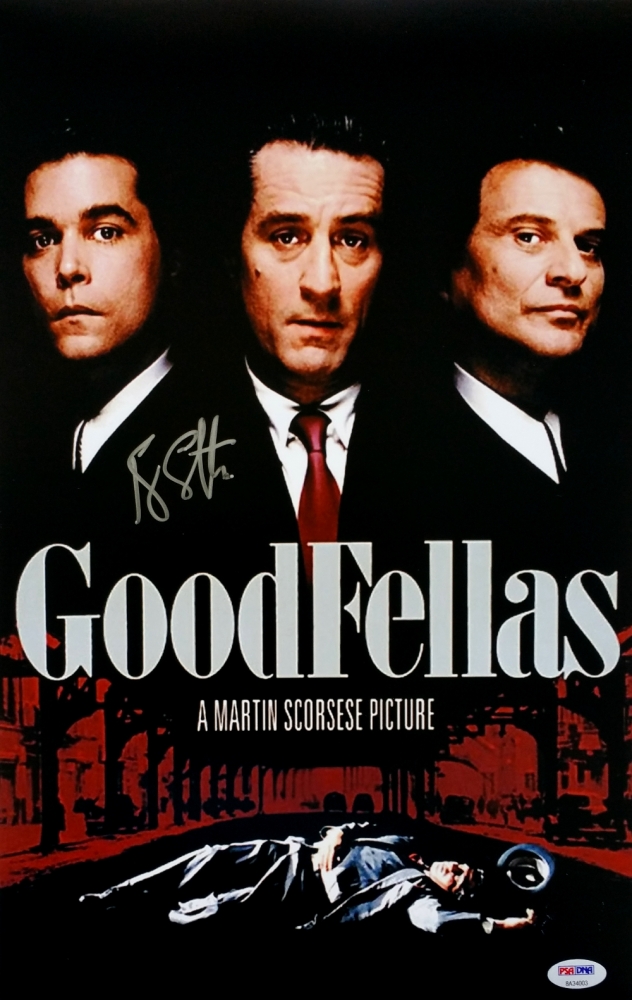 Ray Liotta Signed "Goodfellas" 11x17 Movie Poster Photo (PSA COA