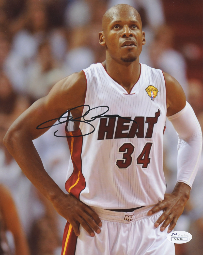 Ray Allen Signed Heat 8x10 Photo (JSA COA) at PristineAuction.com Ray Allen Signed Heat 8x10 Photo (JSA COA) at PristineAuction.com